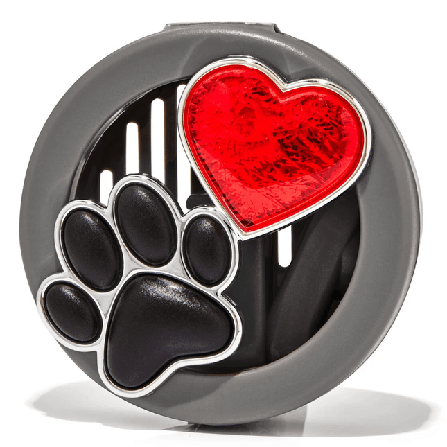 Paw and Heart Vent and Visor Clip - Case Only