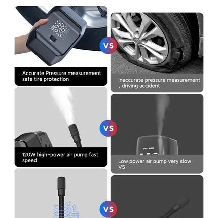 Digital Tyre Inflator and Jump Starter