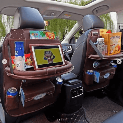 Backseat Organisers with Folding Tables - 2 pieces at Carpockets