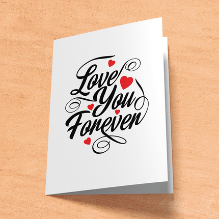 Love You Forever A6 Card at Carpockets