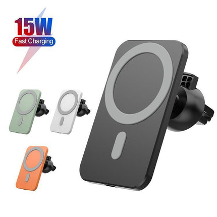 Mag Safe Wireless Charger and Vent Clip Phone Holder at Carpockets