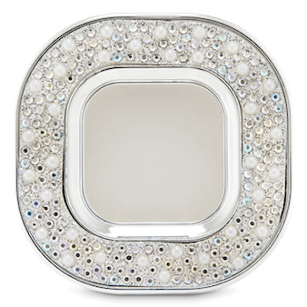 Silver/ Pearl & Gems Visor Clip - Case Only at Carpockets